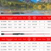 One Bass Fishing Rods,IM7 Graphite Spinning Rod & Casting Rod, 2 Pc Strong Quality Baitcasting Rod with Super Polymer Handle- 6'6" Casting -Red view 3