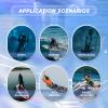 REALON Women's Mens Neoprene Shorty Wetsuit 2mm 3mm Back Zipper Cold Water Thermal Swimsuit for Swimming Surfing Diving Snorkeling view 4