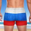 EARMUT Men's Swimwear Russia Grungy Flag Briefs Swim Trunk Square Leg Boxer Board Shorts Swimsuit view 3
