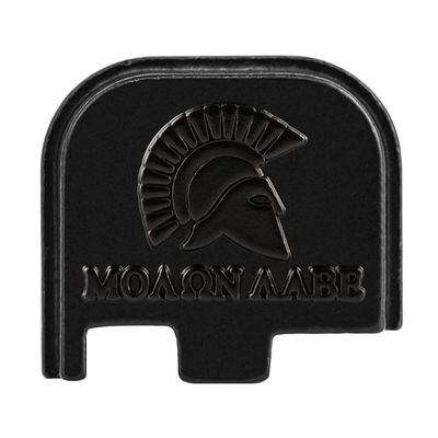 3D Aluminum Cover Slide Back Plate Magwell for Glock 43 43X 48, Fits Compact/Subcompact/Slim Models, Molon Labe