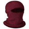 Blulu Ski Mask for Men Knitted Full Winter Face Mask 1 Hole Balaclava Ski Hat for Cold Weather Men Women(Medium,Red) view 1