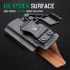 WARRIORLAND IWB Kydex Holster Leather Interior w/Claw & Optics Cut, Compatible with Sig P365 / P365 SAS / P365X P365XL, Inside Waistband Concealed Carry, Adj. Retention & Cant, Right Hand view 2