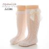 Baby Infants Toddlers Girls Knee High Socks 1 Pack Bow Long Stockings Ruffled Socks School Leggings (White, 1-3 Years) view 2