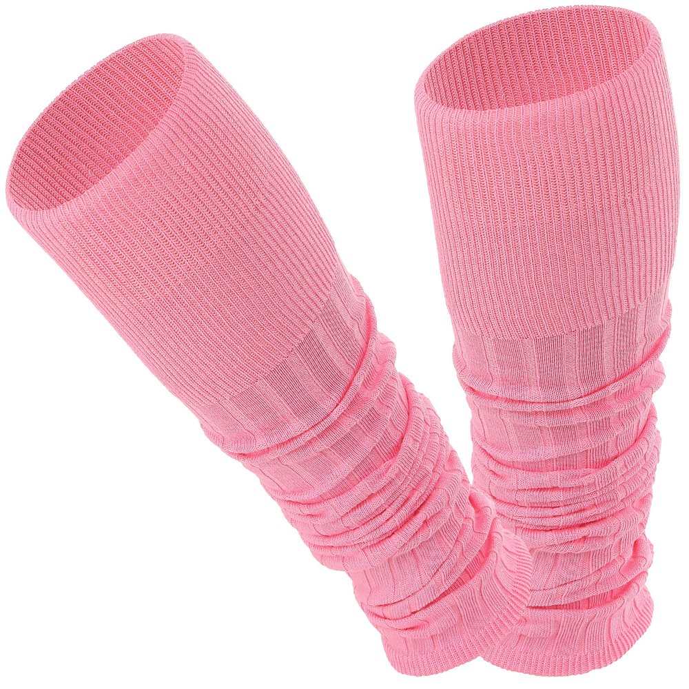 TODO Cotton Women's Leg Warmers - leggings for everyday, dance, sports (Pink)