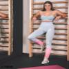 TODO Cotton Women's Leg Warmers - leggings for everyday, dance, sports (Pink) view 4