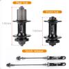 KOVBOX MTB Bike Disc Brake Hubs 36 Hole Bicycle Quick Release Hub Front Rear Ball Bearing Hub Set,for 7 8 9 10 11 Speed Cassette view 2