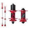 KOVBOX MTB Bicycle Hubs 32/36 Holes Disc Brake Mountain Bike Hub Set Quick Release Front Hub 100mm Rear Hub 135mm 7/8/9/10/11/12 Speed (Color : Red, Size : 32H) view 1