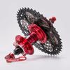 KOVBOX MTB Bicycle Hubs 32/36 Holes Disc Brake Mountain Bike Hub Set Quick Release Front Hub 100mm Rear Hub 135mm 7/8/9/10/11/12 Speed (Color : Red, Size : 32H) view 2