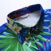 SheLucki Hawaiian Shirt for Men, Unisex Summer Beach Casual Short Sleeve Button Down Shirts, Printed Palmshadow Clothing Pineapple Dark Blue 2XL view 2