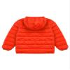 Oyolan Youth Boys Girls Winter Coat Water-Resistant Hoodie Zipper Puff Jacket Warm Lightweight Down Coat Orange 11-12 Years view 4