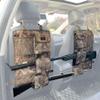 MYDAYS 2 Pack Tactical Seat Back & Front Seat Gun Organizer with Molle Panel Vehicle Gun Holders for Hunting Rifles & Shotguns (Camo) view 1