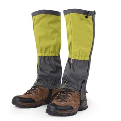 Ultra avoid Tear Boot Gaiters for Hiking , Leg Gaiters with watertight zippered , adjust Shoe Gaiters for Hunting , Breathable Snow Gaiters for Men & Women(Green) , Leg Gaiters with watertight Zip