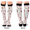Wusikd Snowman Santa Compression Socks for Women and Men Circulation Penguin Long Socks for Athletic Running 1 view 3
