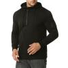 DGHM-JLMY Men's Outdoor Sports Leisure Hoodies Casual Fashion Hoodie Pullover Hoodies 1/4 Zip Long Sleeve Drawstring (Black,Small) view 2