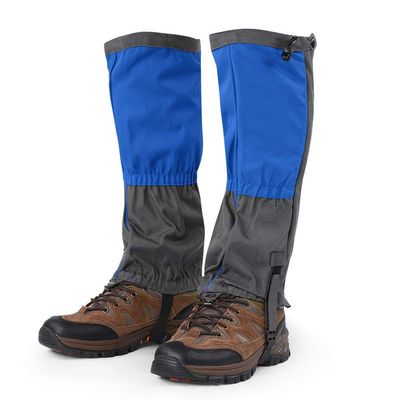 Ultra avoid Tear Boot Gaiters for Hiking , Leg Gaiters with watertight zippered , adjust Shoe Gaiters for Hunting , Breathable Snow Gaiters for Men & Women(Blue) , Leg Gaiters with watertight Zipp