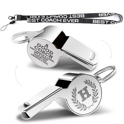 Letters Coach Gifts, Whistle for Coaches, Whistle Emergency, Thank You Coach Gifts, Coaches Whistle with Lanyard Cheer Coach Gift for Men Women Teachers Referees School Sports Coach Outdoor, Letter H