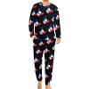 French Bulldog Sketch Men's Pajamas Set Soft Pjs Sets Sleepwear Loungewear with Pockets 6XL view 1