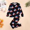 French Bulldog Sketch Men's Pajamas Set Soft Pjs Sets Sleepwear Loungewear with Pockets 6XL view 3