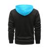 Mens Sweatshirts Crewneck, Fashion Hoodies for Men Big and Tall Sweatshirts Heavy Hoodies Work MenS Zipper Pullover Long Sleeve Hooded Sweatshirt Tops Blouse Full Zip Hoodies (XL, Dark Blue) view 2