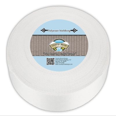 Country Brook Design - Printable Heat Set Polyester Webbing (1 1/2 Inch, 50 Yards)