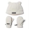 Columbia Toddler Unisex Rugged Ridge Beanie and Mitten, Chalk, One Size view 1