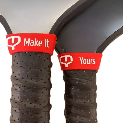 MYPadL Pickleball Paddle Personalizable Bands (Red)