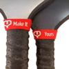 MYPadL Pickleball Paddle Personalizable Bands (Red) view 1