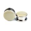 8Pcs/4pairs Pure Color Ear Gauges Tunnels and Plugs Screw Fit Ear Stretcher Expander Body Jewelry 28mm view 3