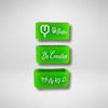 MYPadL Pickleball Paddle Personalizable Bands (Neon Green) view 2