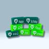 MYPadL Pickleball Paddle Personalizable Bands (Neon Green) view 4