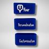 MYPadL Pickleball Paddle Personalizable Bands (Royal Blue) view 2