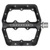 Wolf Tooth Waveform Aluminum Pedals - Large - Black (Black, Large) view 1
