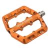 Wolf Tooth Waveform Aluminum Pedals - Large - Black (Orange, Large) view 4