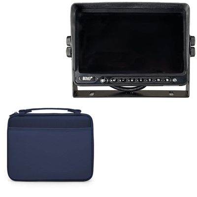 BoxWave Case Compatible with BOYO Vision VTM9003QFHD - Hard Shell Briefcase, Slim Messenger Bag Briefcase Cover Side Pockets - Navy
