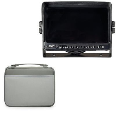 BoxWave Case Compatible with BOYO Vision VTM9003QFHD - Hard Shell Briefcase, Slim Messenger Bag Briefcase Cover Side Pockets - Pewter