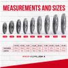 Standard 1 inch Cast Iron Weight plates 25lbs - Superior Hammertone Finish, Wider Range 1.25 - 50 lbs Weights. Ideal for Dumbbell Handles, 1in Barbells, Adjustable Kettlebell Handles - Sold in Pairs view 4