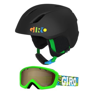 Giro Launch CP Matte Black Party Blocks/Lilnugs XS (48.5-52cm)