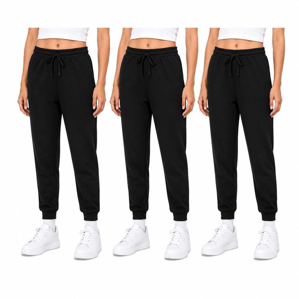 Sweet Hearts Girls Sweatpants 3 Pack Super Soft Performance Joggers