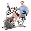 Inverapy by Innova RCT2025 Recumbent Cross Trainer with Swivel Seat & Leg Harness, White/Gray/Black view 1