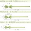 Bow Tie House Men's Classic Pre-Tied Bow Tie Formal Solid Tuxedo (Large, Pistachio) view 4