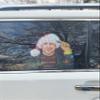 12" Perforated Ride-A-Long See-Thru Window Decal attaches to Rear Side car Window. Made in USA. (Light It Up) view 4