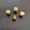 4 x 1911 Pistol Grip Screws - Handles Polished with Real 24k Gold Plated view 2