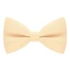 Bow Tie House Men's Classic Pre-Tied Bow Tie Formal Solid Tuxedo (Large, Cream) view 1