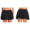 Lejafay Women Sexy Elastic Waistband Miniskirt Lingerie Ruffle Flared Skirts Rave Dances Nightclub Black 3X-Large view 3