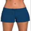 Aleumdr 3" Board Shorts Women's Swimswear Tankini Swim Briefs Swimsuit Bottom Boardshorts Beach Trunks Blue 405 Small view 1
