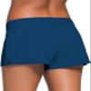 Aleumdr 3" Board Shorts Women's Swimswear Tankini Swim Briefs Swimsuit Bottom Boardshorts Beach Trunks Blue 405 Small view 2