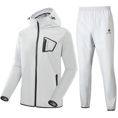 HOTSUIT Sauna Suit for Men Anti Rip Boxing Sweat Suits Workout Jacket Pants