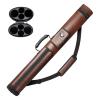 Adhafera Pool Cue Case, 2 X 2 Hard Pool Stick Case, Made of Faux Leather Billiards Accessories view 1