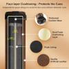 Adhafera Pool Cue Case, 2 X 2 Hard Pool Stick Case, Made of Faux Leather Billiards Accessories view 2