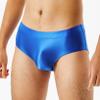 Freebily Men's Sissy Panties Briefs Smooth Glossy Low Rise Panties Underwear Bulge Pouch Panties Blue Large view 4
